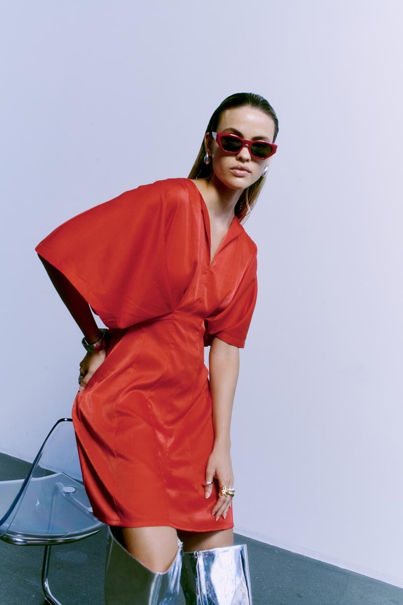 Copenhagen Muse Jurk Vianna Rood 1