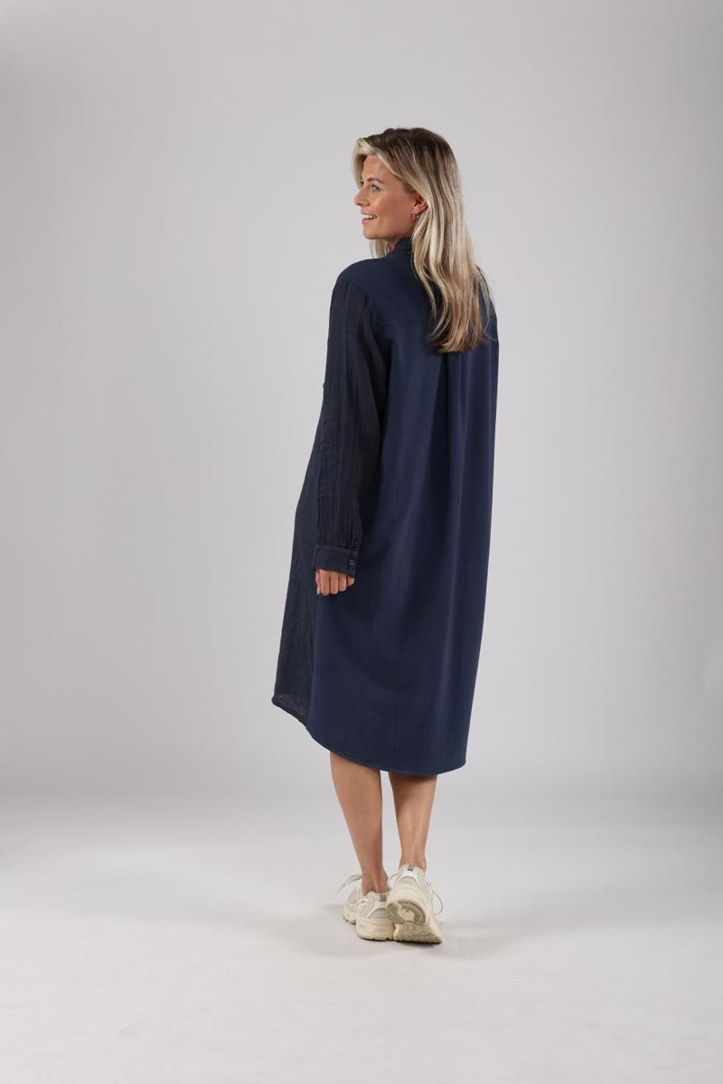 NUKUS NUKUS Jurk NKS14016 Blauw 6