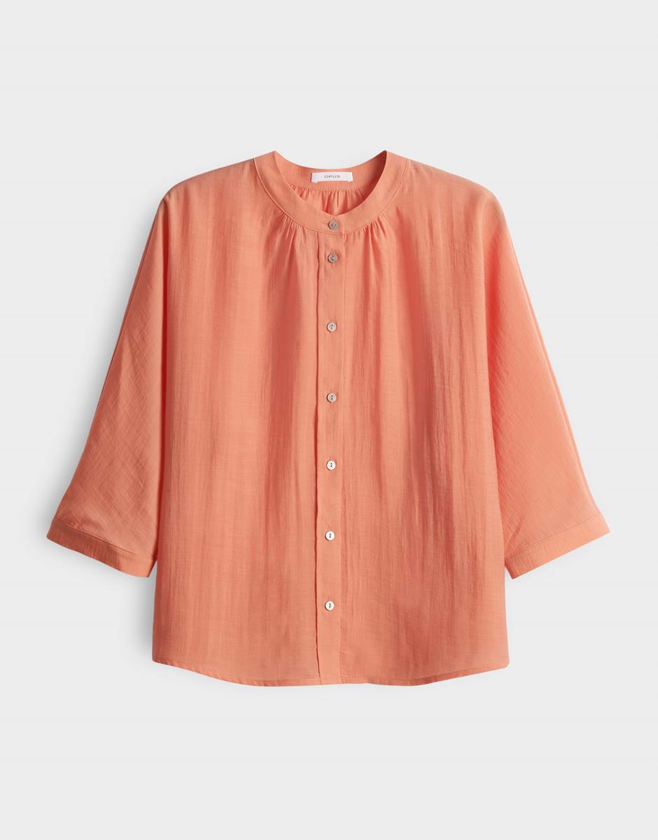 OPUS OPUS Blouse Fabell Oranje 2