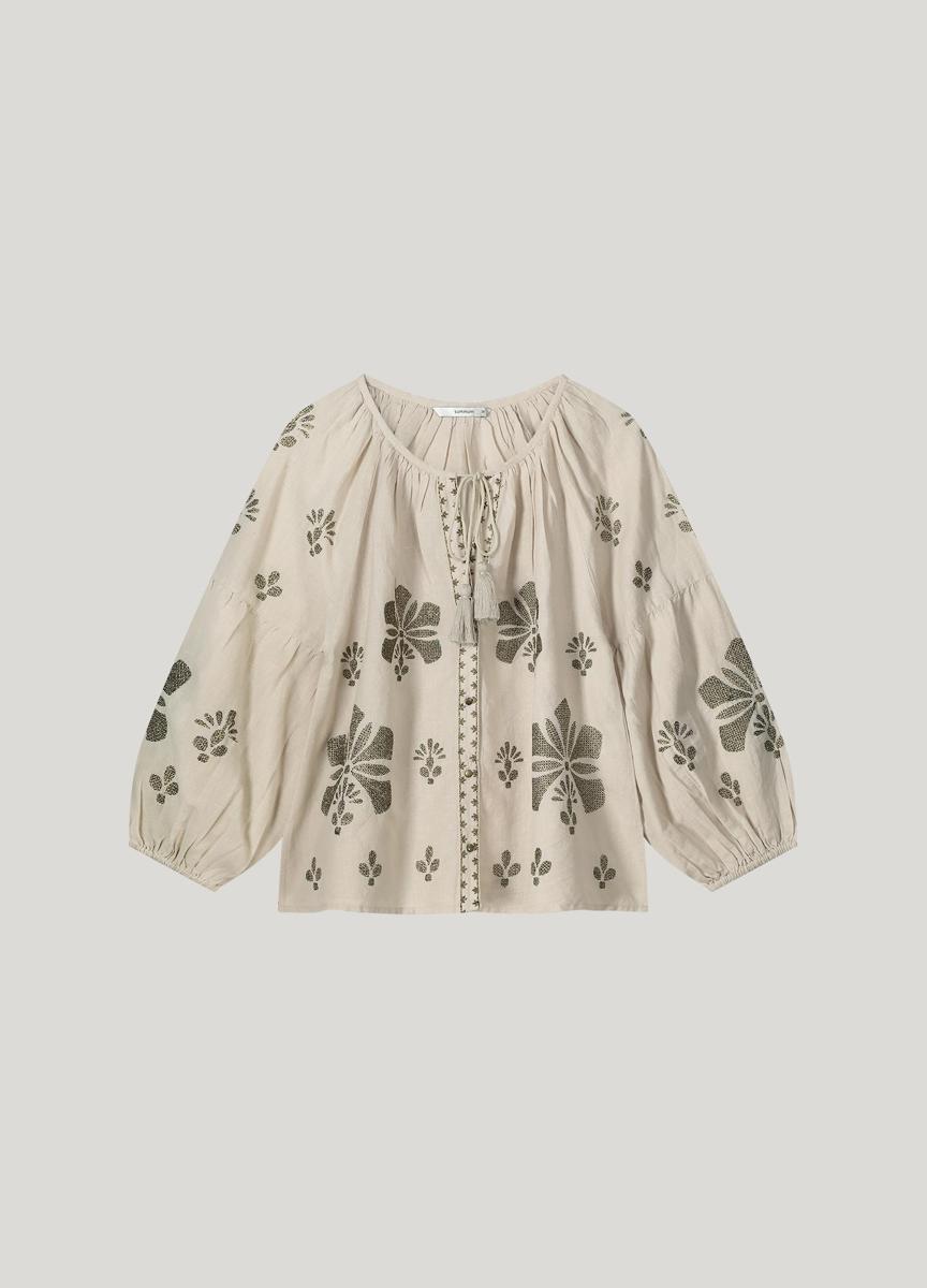 Summum Summum Blouse 2s3224-11959 Beige 4
