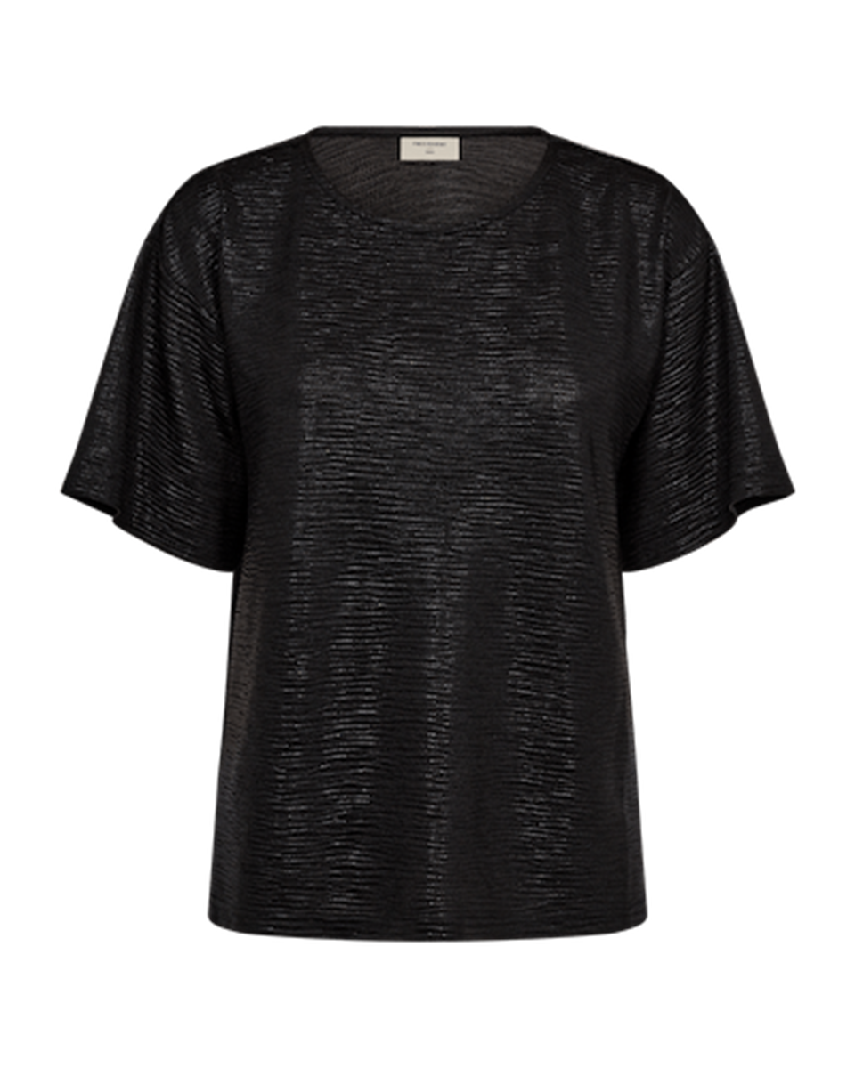 Freequent T-Shirt Satina Zwart 1