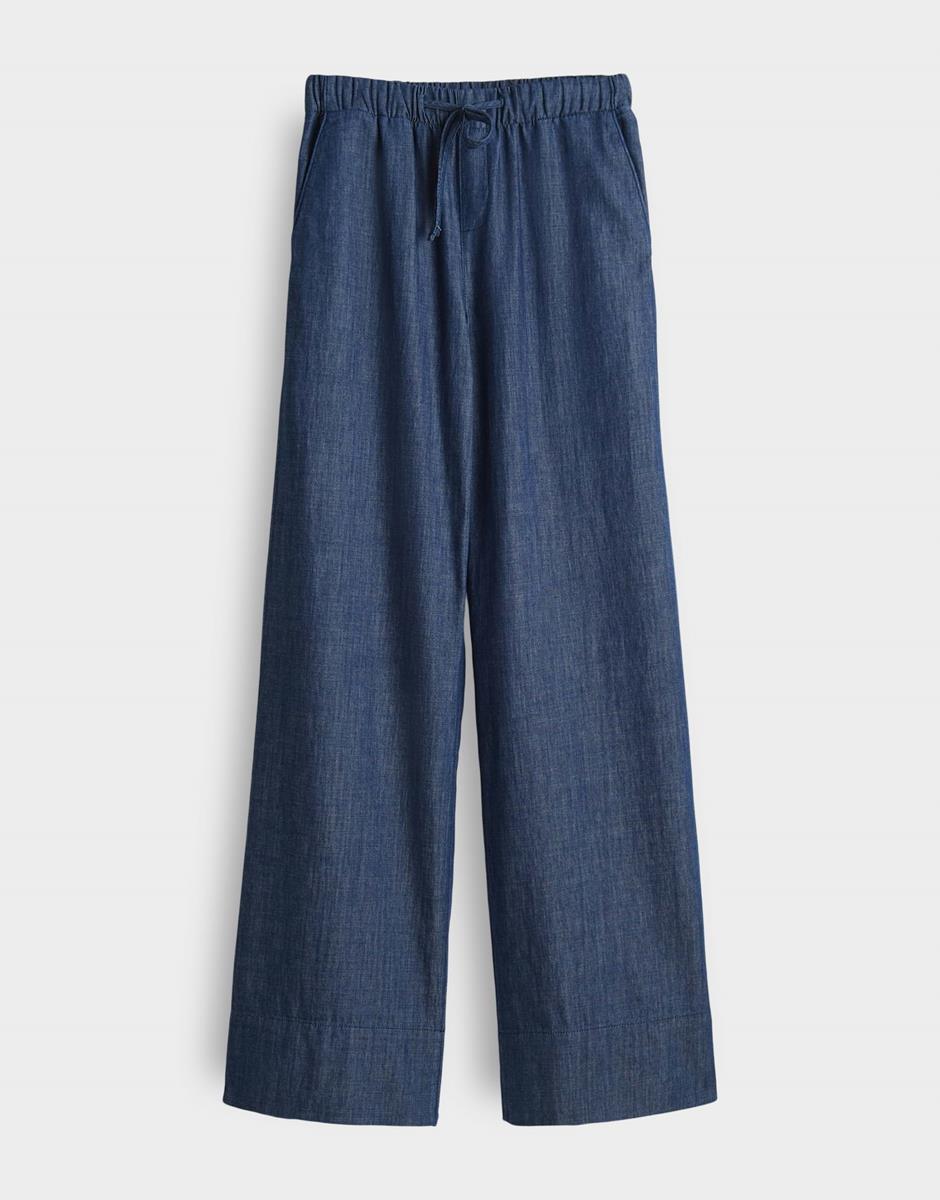 OPUS Pantalon Melane Denim Blauw 2