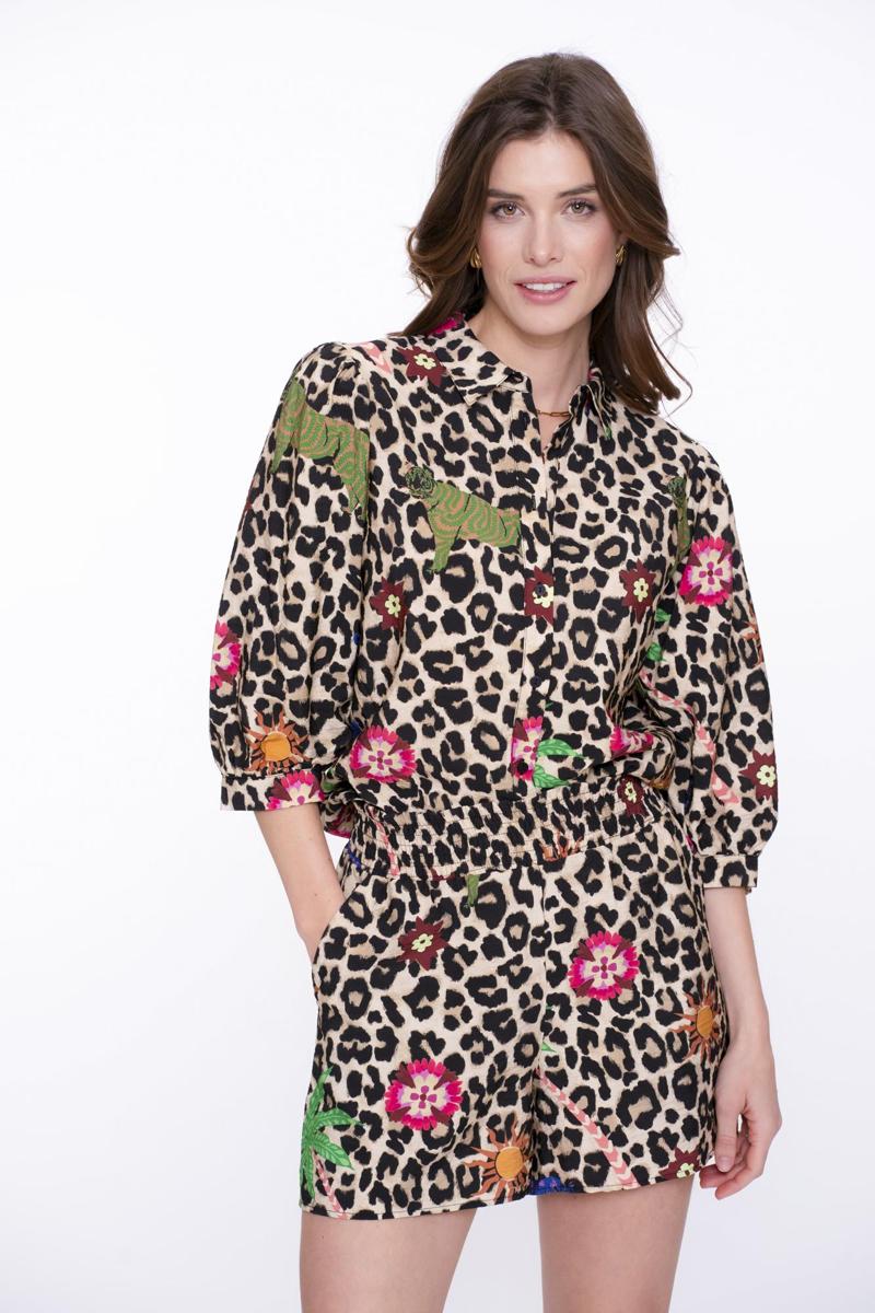 Geisha Geisha Blouse 53491-20 Beige 1