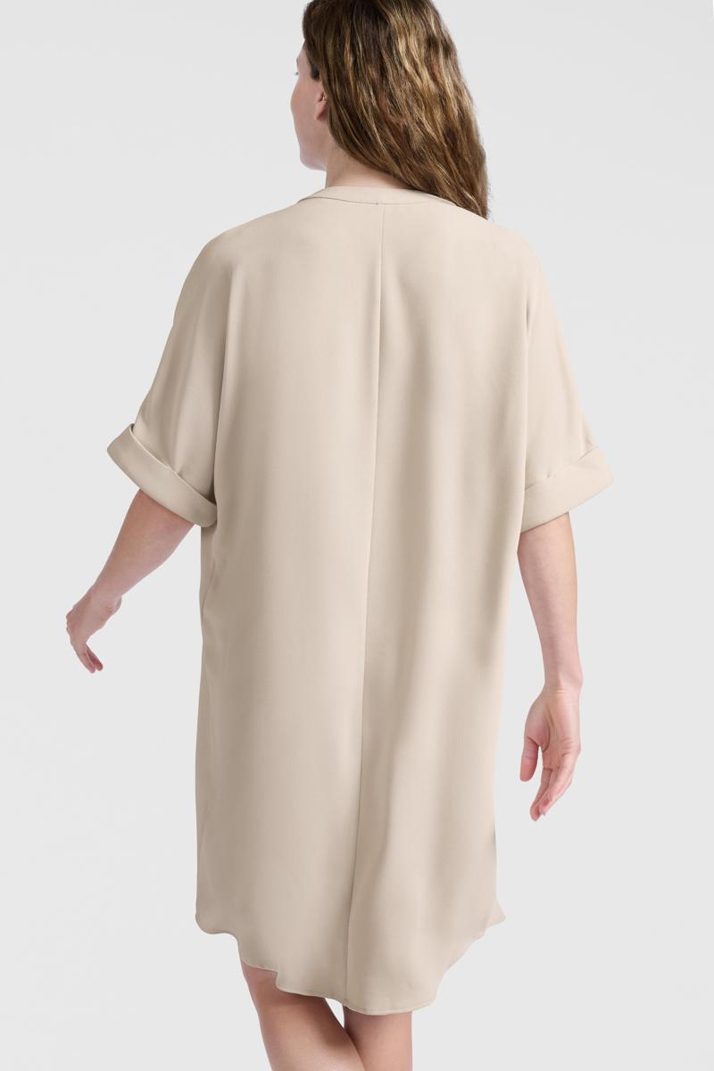 YAYA Jurk 01-601173-505 Off-White 4
