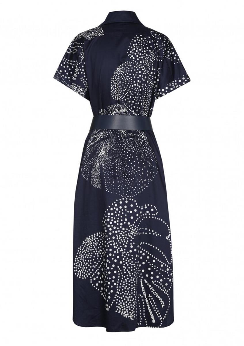 Caroline Biss Caroline Biss Jurk 1117 Blauw 3