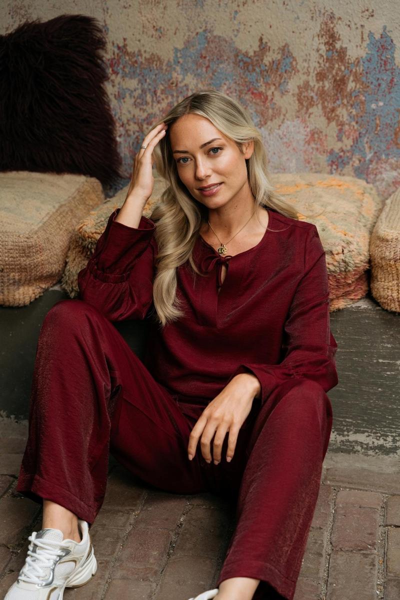 &Co Woman Pantalon PA382 Rood 5
