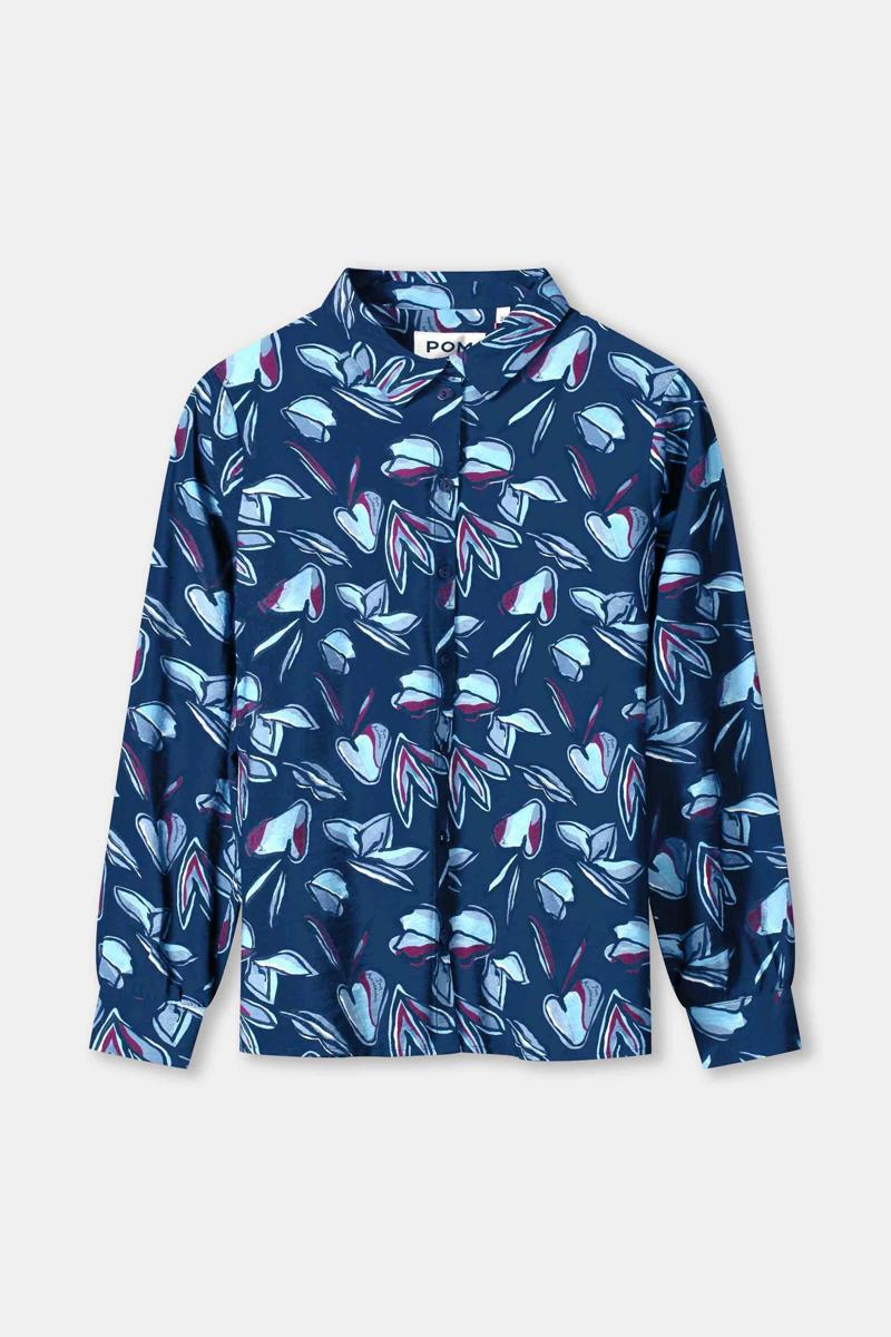 POM Amsterdam Blouse SP9339 Blauw 4