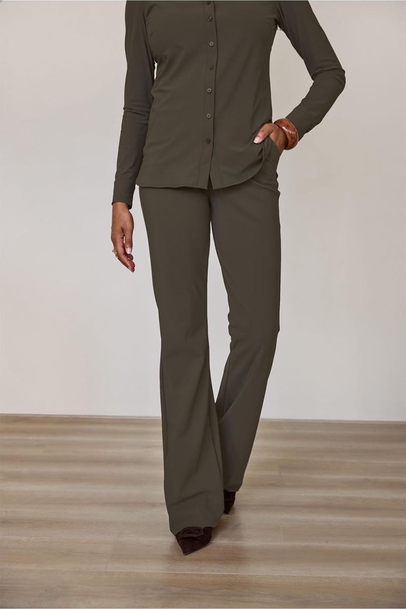 Pantalon Flair bonded trou