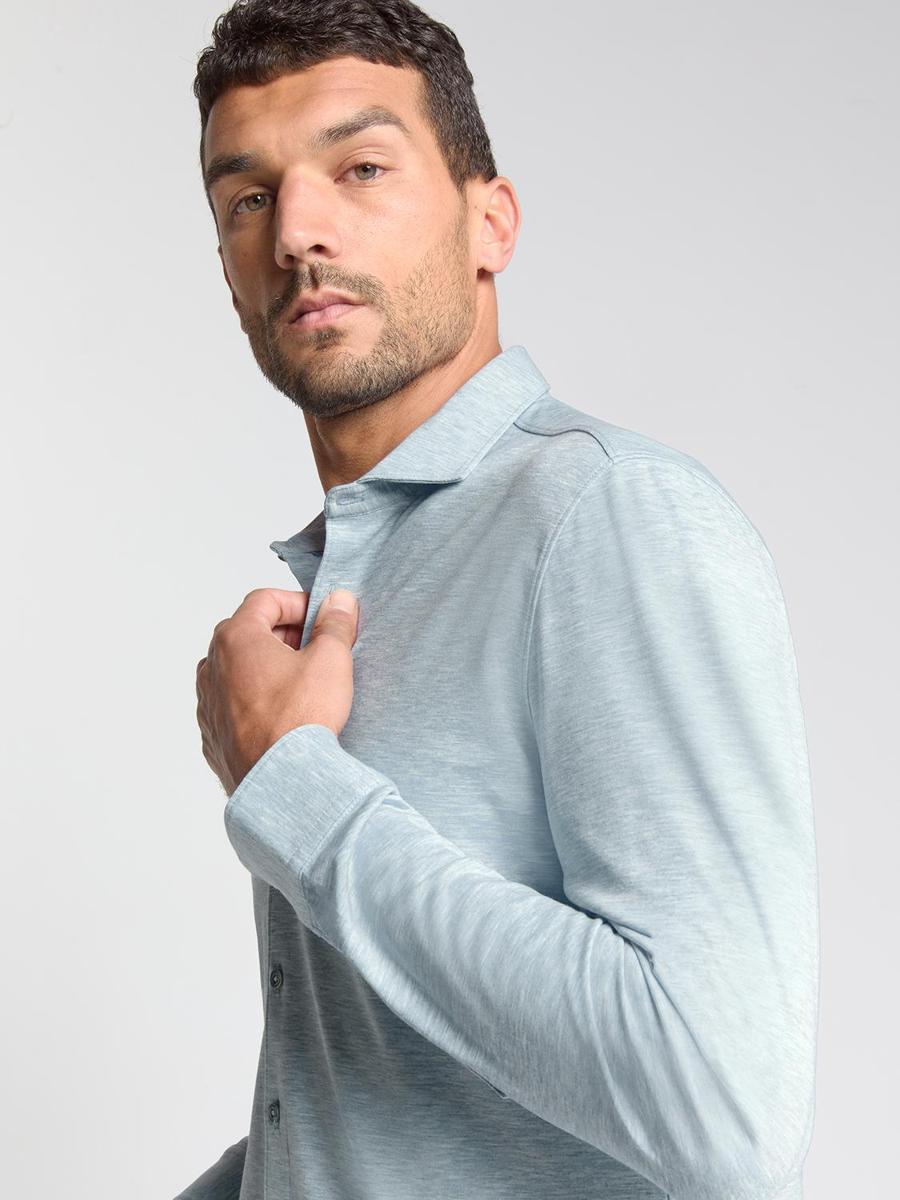 No Excess No Excess Overhemd N4180 Blauw 4