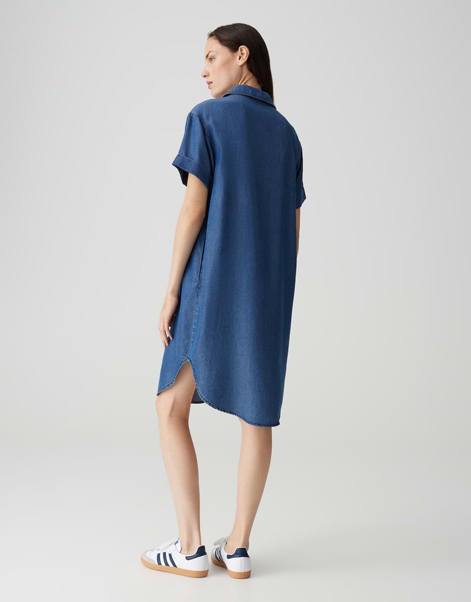 OPUS Jurk Wasya Blauw 3