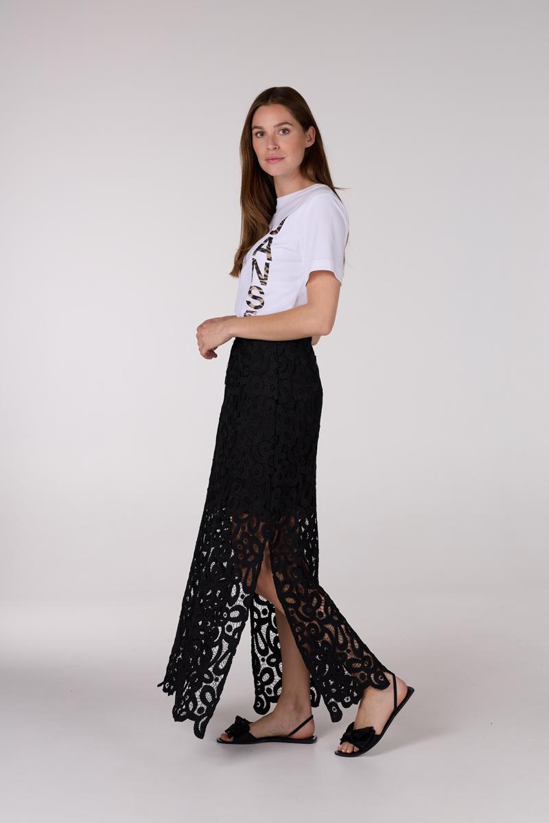 Jansen Amsterdam Jansen Amsterdam Rok LUCY SS25 Zwart 3