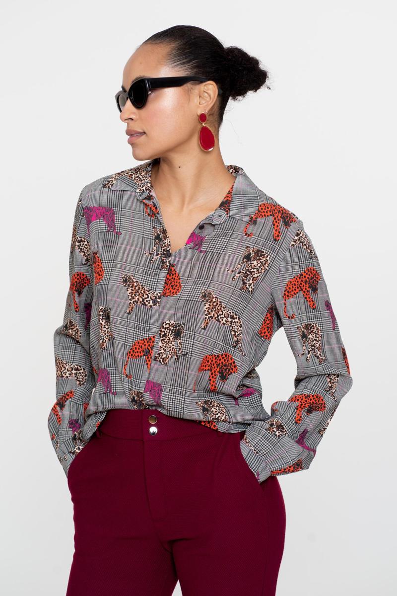 Geisha Blouse 53756-20 Grijs 1
