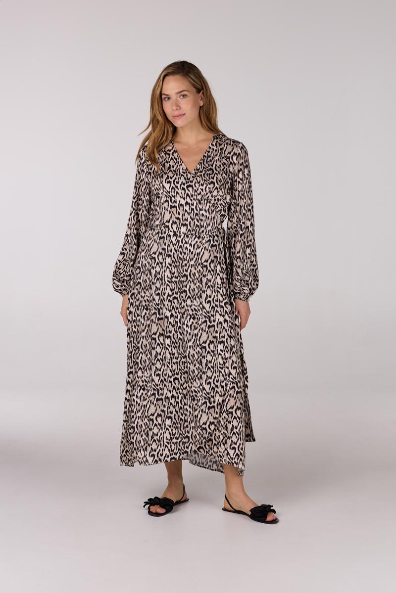 Jansen Amsterdam Jansen Amsterdam Jurk REBECCA SS25 Beige 1