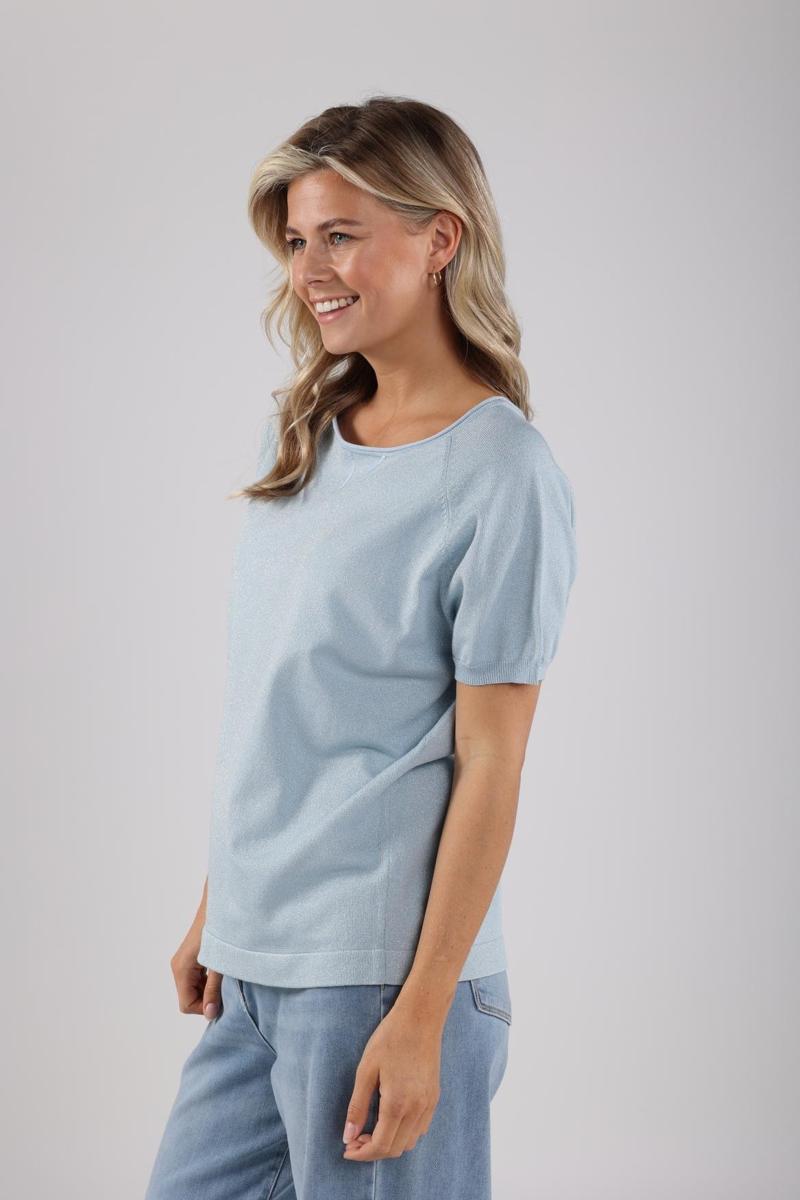 NUKUS NUKUS T-Shirt NKS01085 Blauw 3