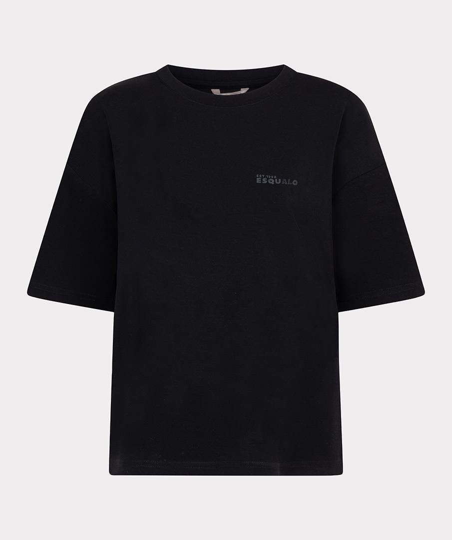EsQualo T-Shirt F25.05505 Zwart 1