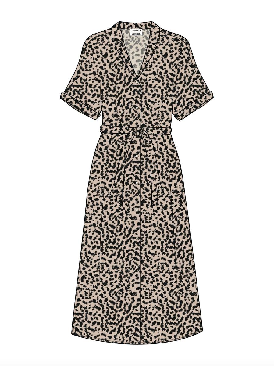 Catwalk Junkie Catwalk Junkie Jurk 2502021800 Beige 2