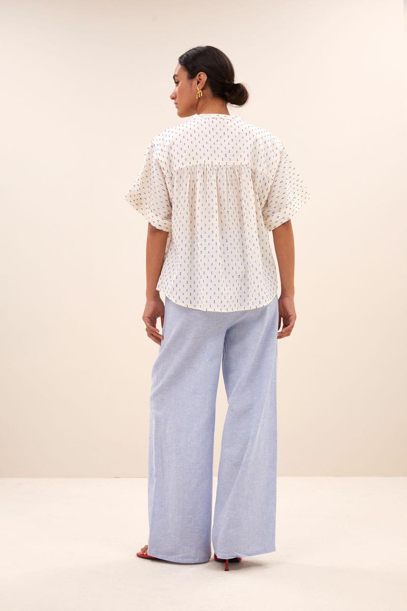 By-Bar By-Bar Blouse Alex Dot Blouse Blauw 3