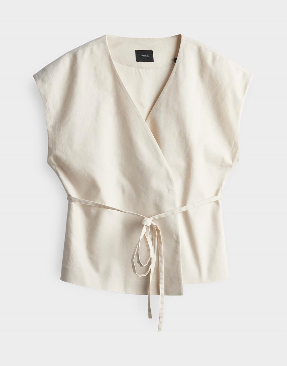SOMEDAY Vest Nilen Off-White 2