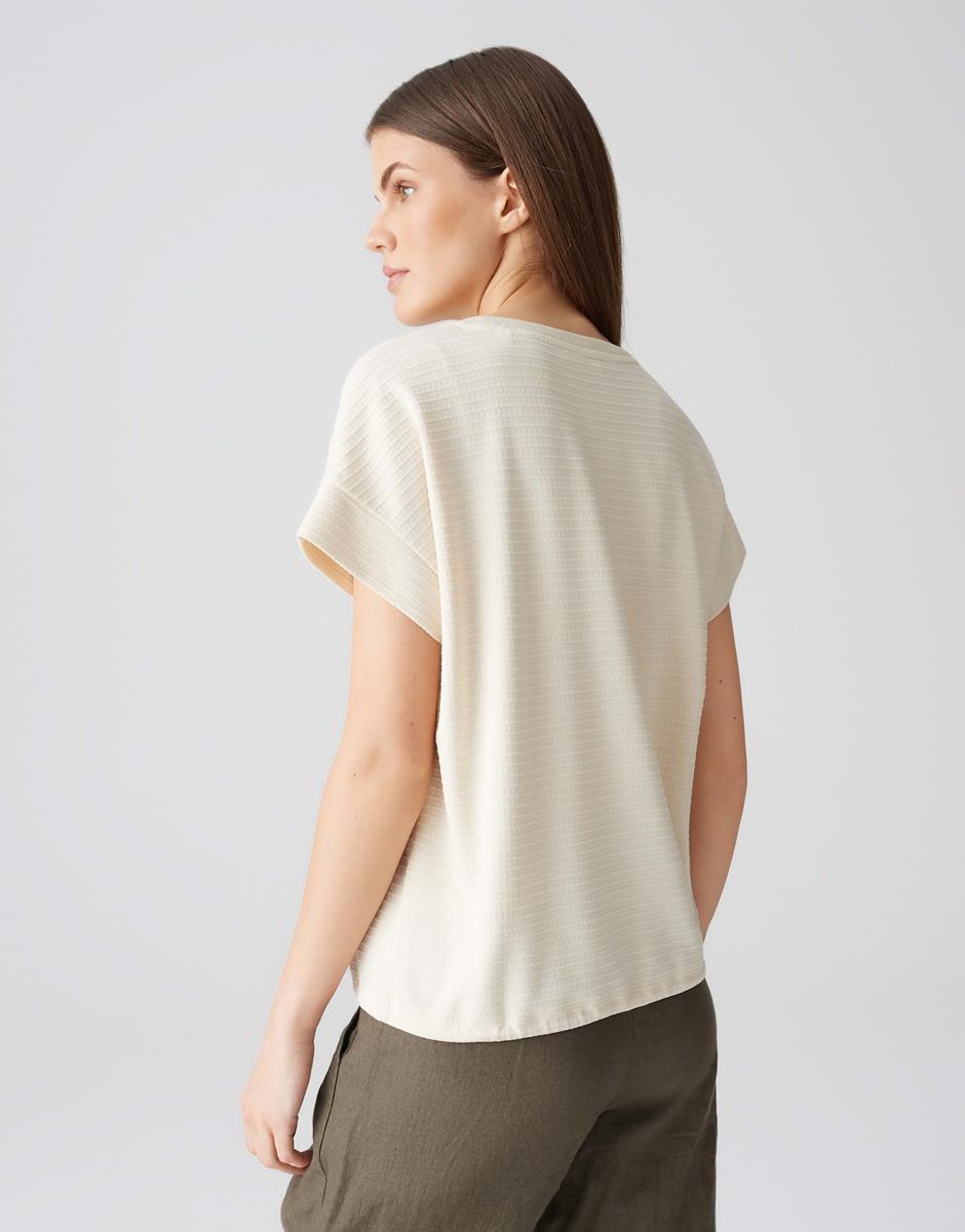 OPUS T-Shirt Solke Beige 3