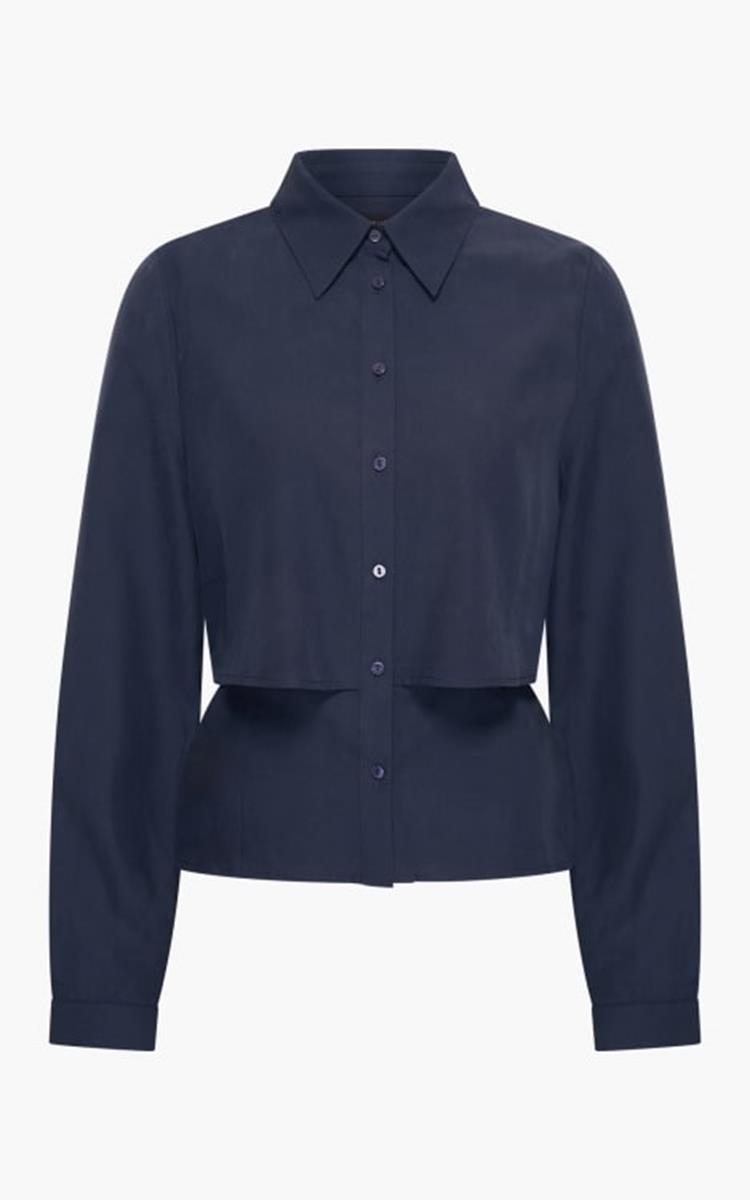 Aimée the Label Blouse Leah Blauw 1