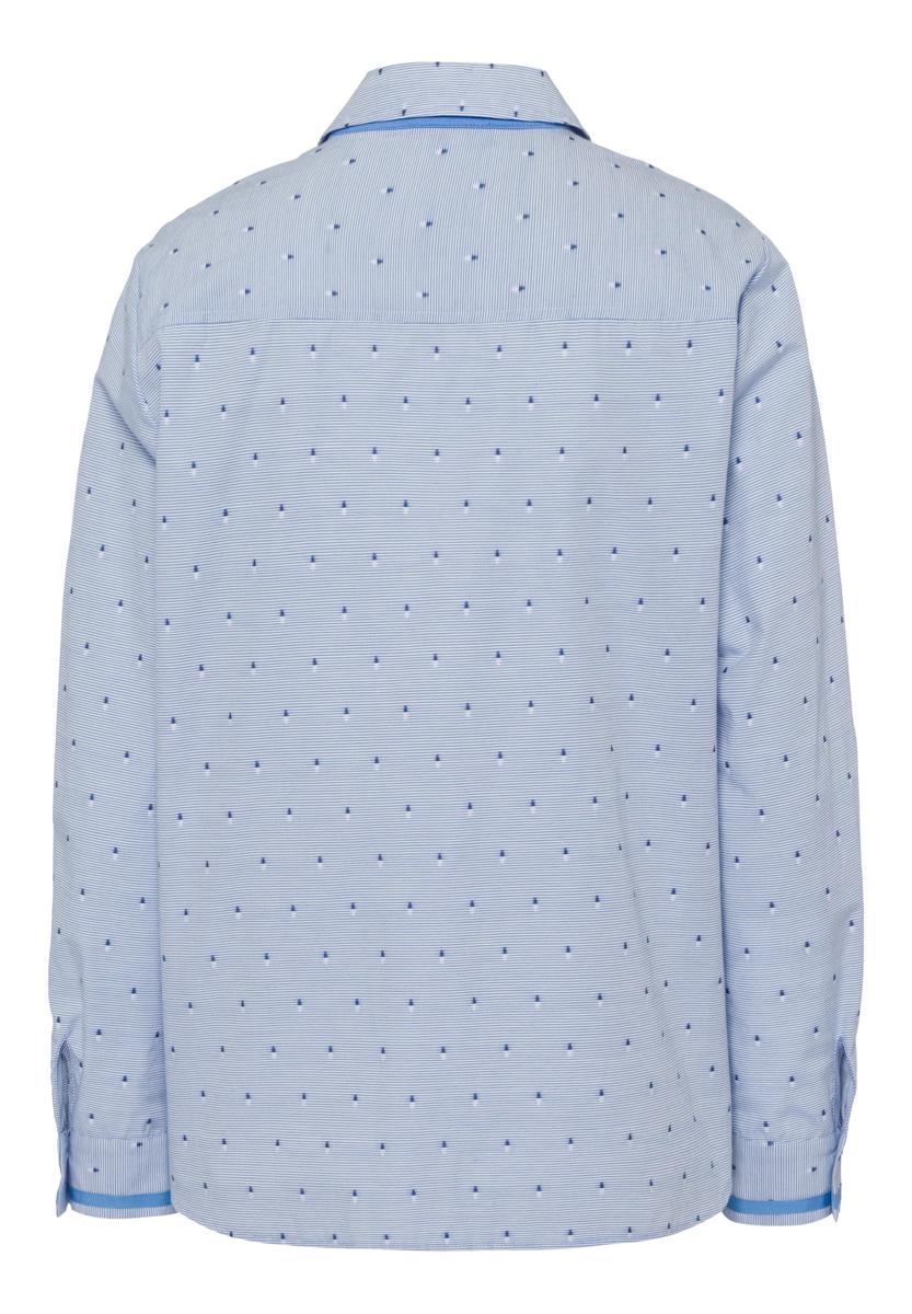 Frank Walder Frank Walder Blouse S52103101 Blauw 2