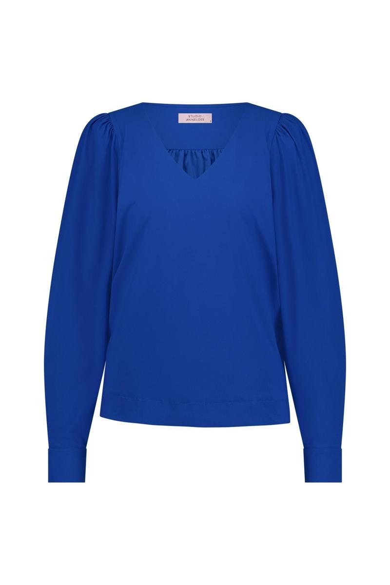 Studio Anneloes Studio Anneloes Blouse Les top Blauw 2