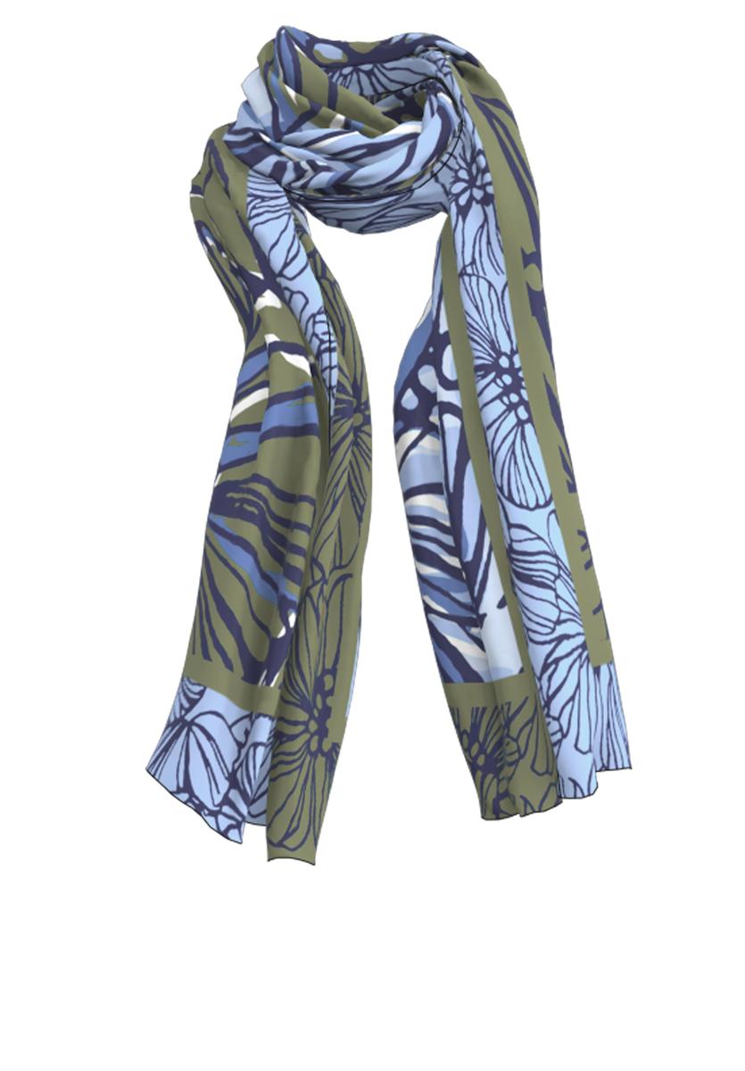 Bianca Bianca Sjaal 57502 Blauw 2