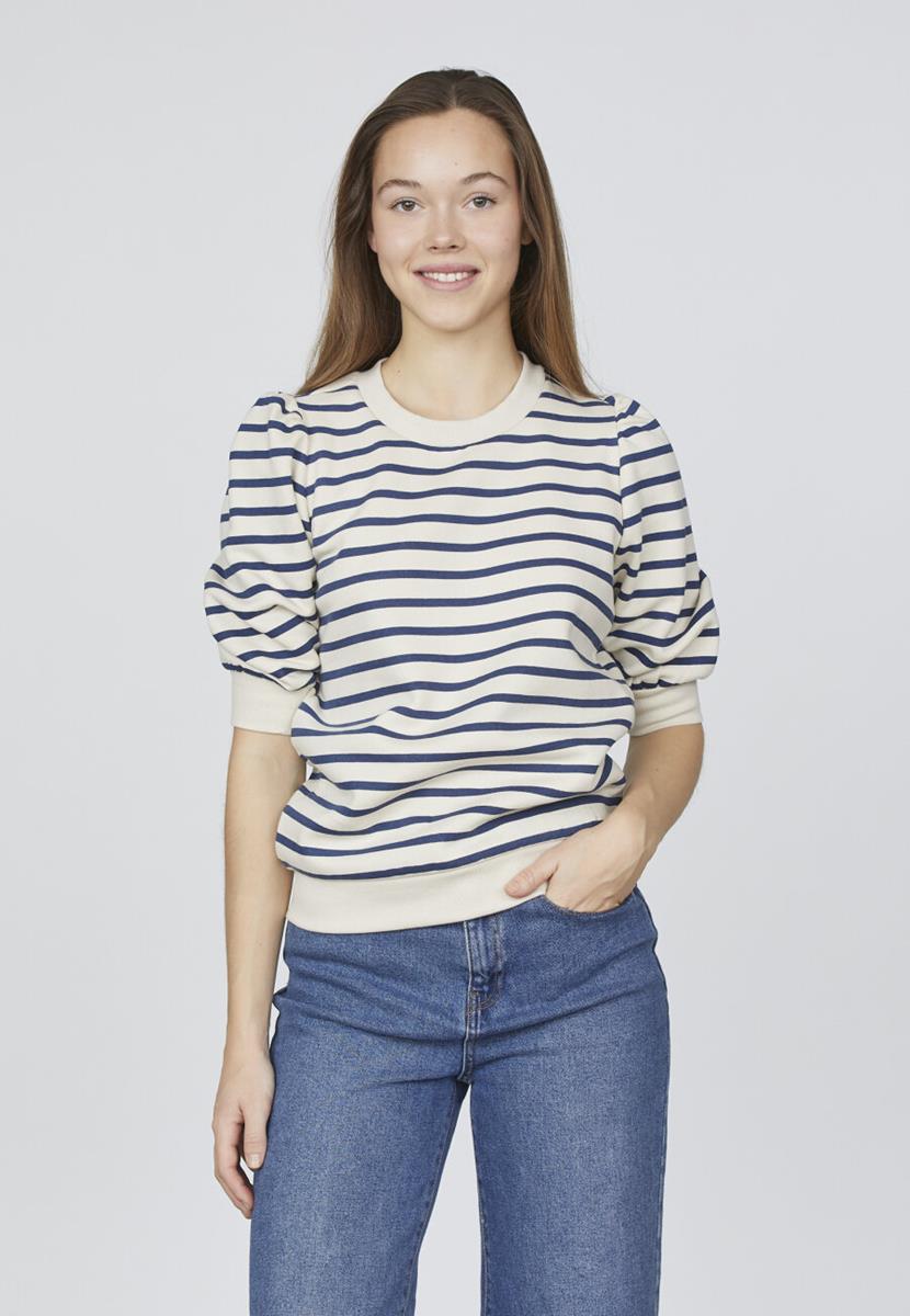 Sisters Point Sisters Point Sweater New.Peva-Puff.SS Blauw 1