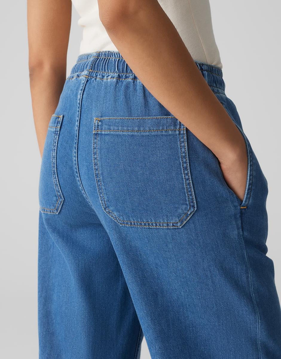 OPUS OPUS Jeans Miva Palazzo French Blauw 4