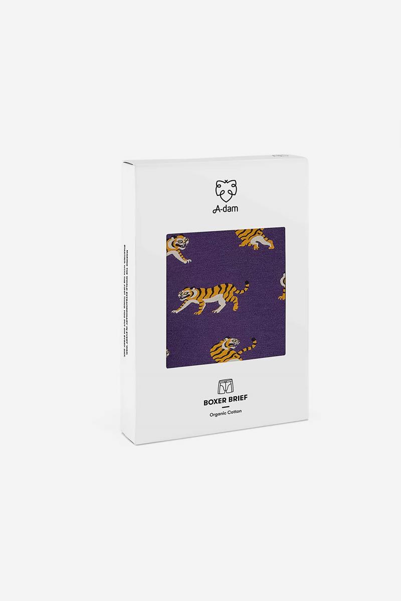 A-dam Boxershort Purple Tigers Paars 4