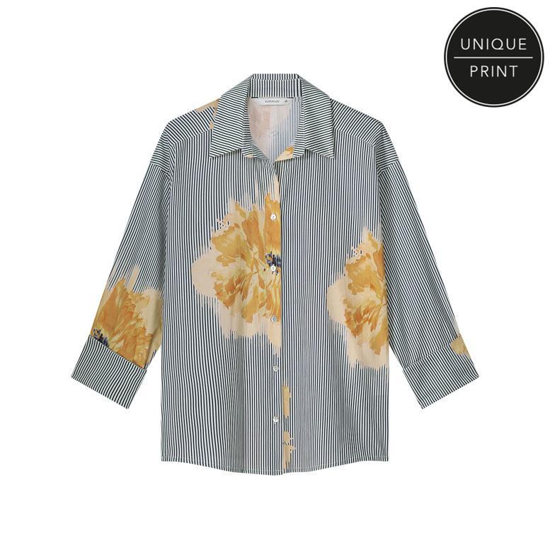 Summum Summum Blouse 2s3239-12168 Blauw 2