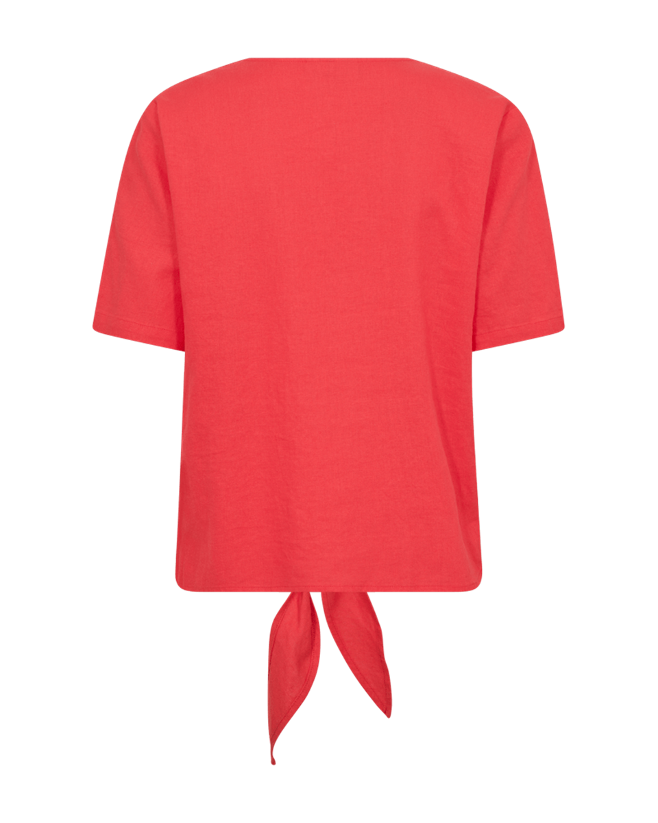 Freequent Freequent Blouse Lava Rood 2