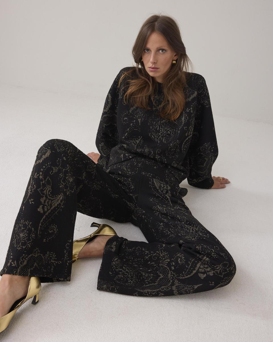 Summum Pantalon 4s2904-30735 Zwart 3