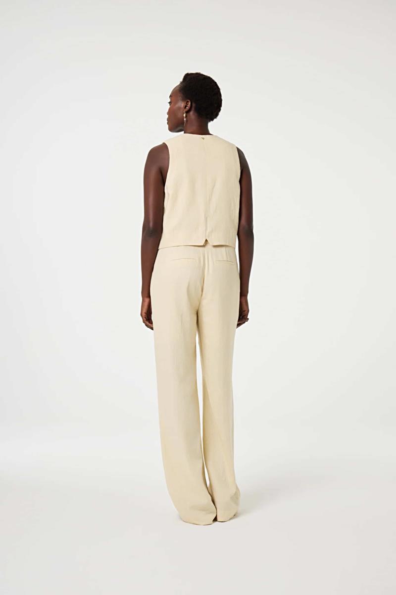 Fabienne Chapot Fabienne Chapot Pantalon Nura Pleated Trou Zand 3