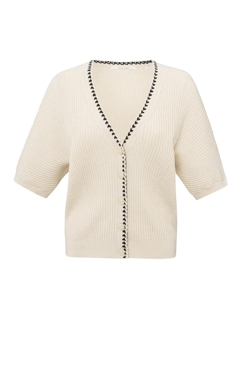 YAYA Vest 01-010108-505 Beige 1
