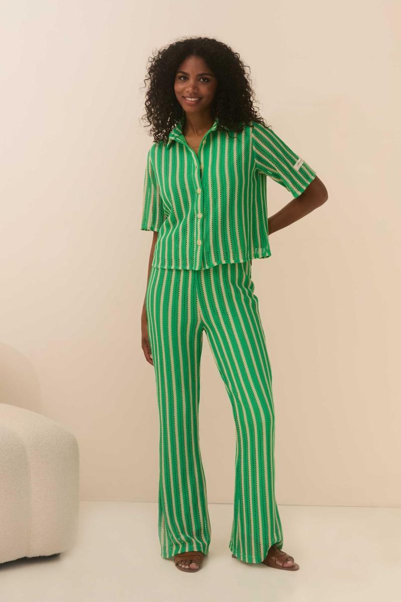 Lofty Manner Lofty Manner Blouse QD05.1 - Sanaa Groen 3