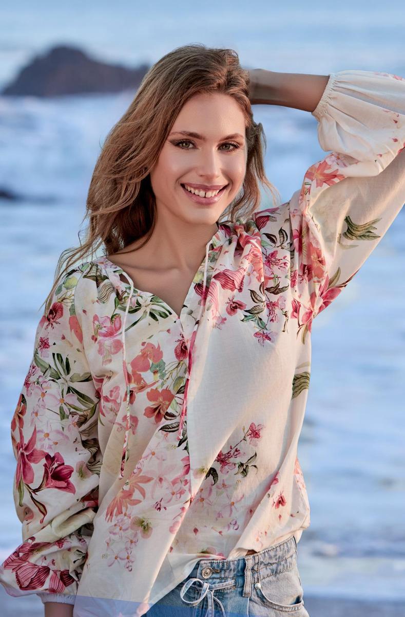 Monari Monari Blouse 409634 Roze 6