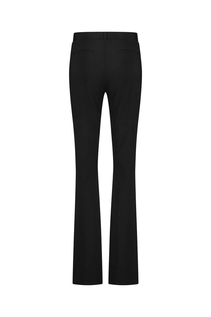 Studio Anneloes Studio Anneloes Pantalon Flair LONG bonded Zwart 2