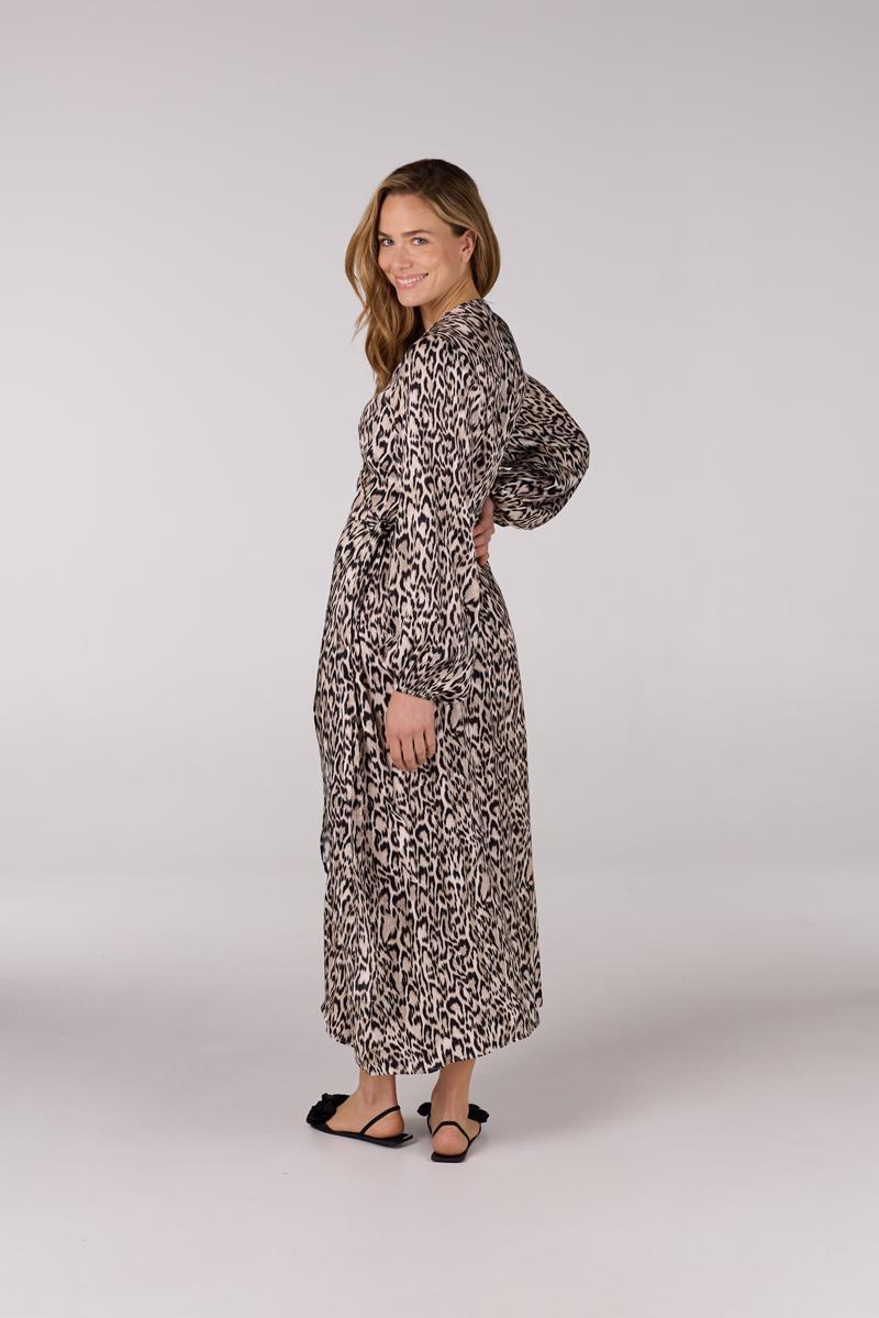 Jansen Amsterdam Jansen Amsterdam Jurk REBECCA SS25 Beige 2