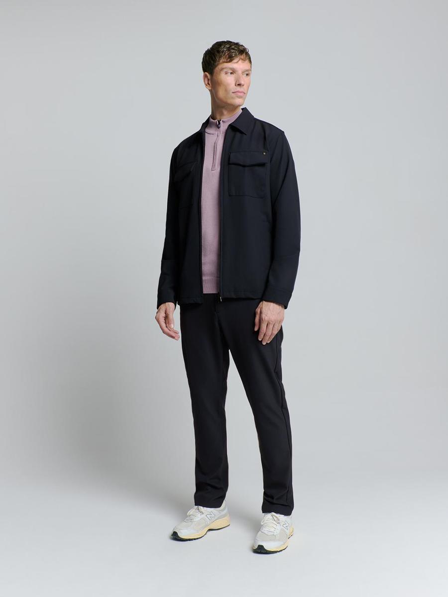 No Excess No Excess Overshirt 27510104 Blauw 2