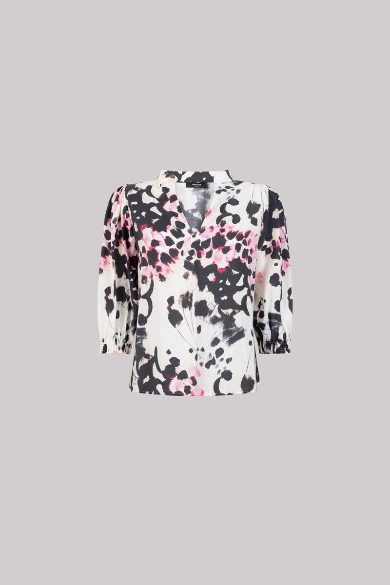 Jansen Amsterdam Jansen Amsterdam Blouse MANON SS25 Wolwit 2