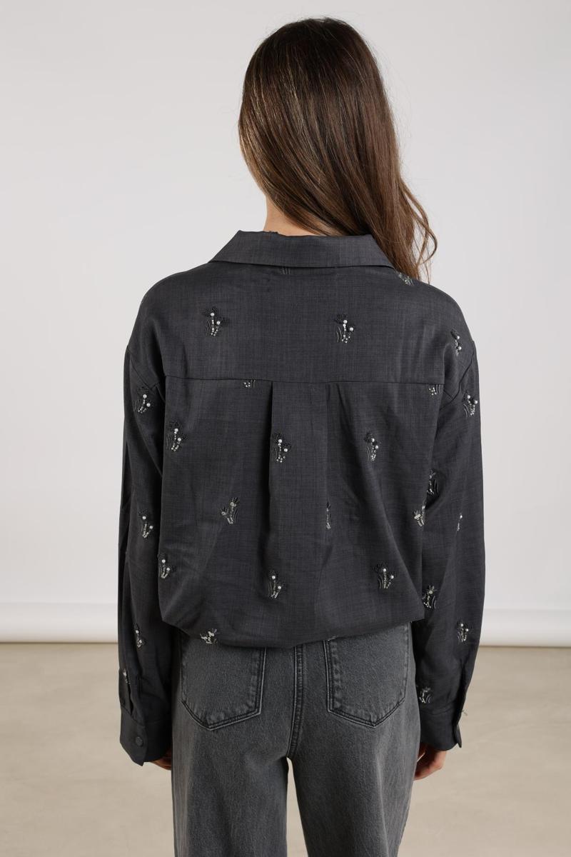 NUKUS Blouse NKF02037 Grijs 3