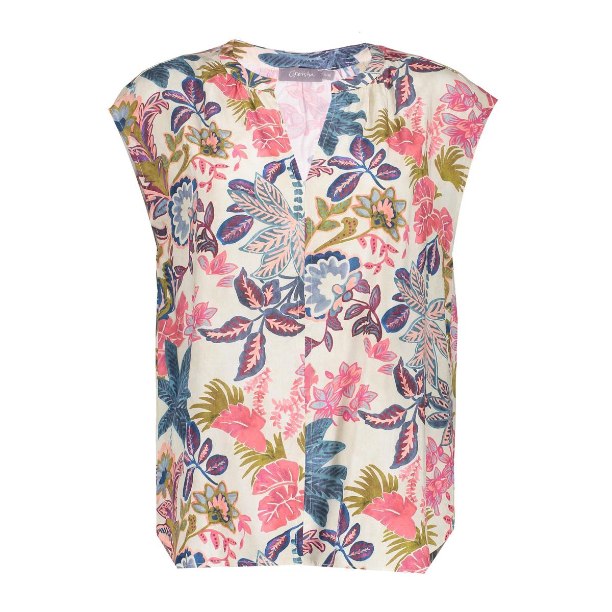 Geisha Blouse 53472-20 Off-White 1