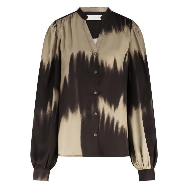 NUKUS Blouse NKF02074 Bruin 1