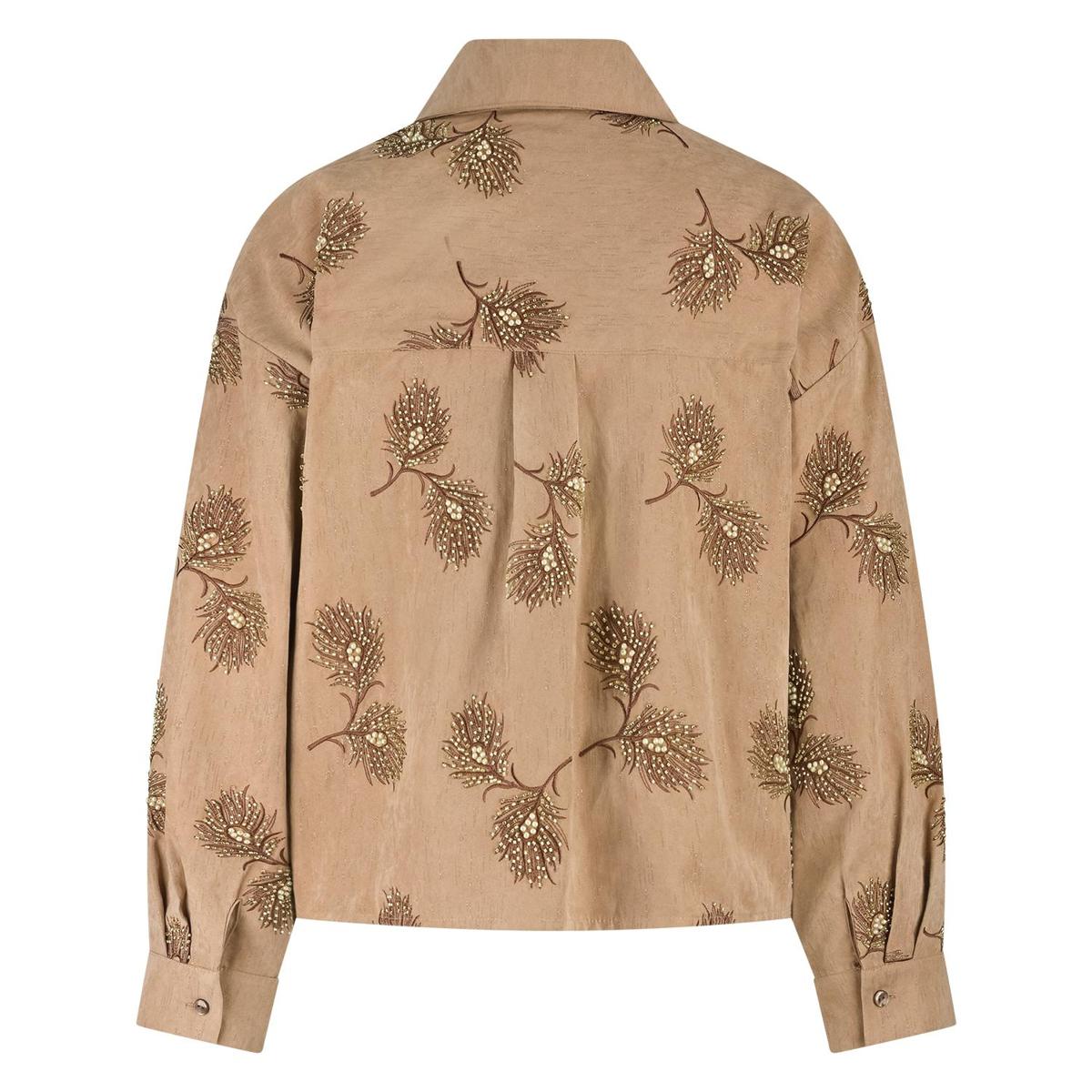 NUKUS Blouse NKF02078 Bruin 4