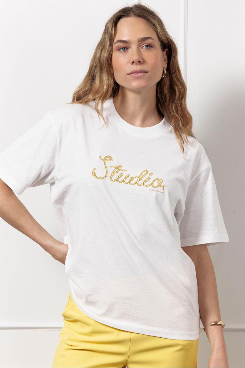 Studio Anneloes Studio Anneloes T-Shirt Klaske rope tshir Off-White 3