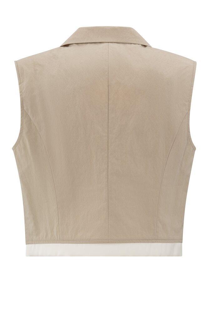 YAYA YAYA Gilet 01-521001-503 Beige 3