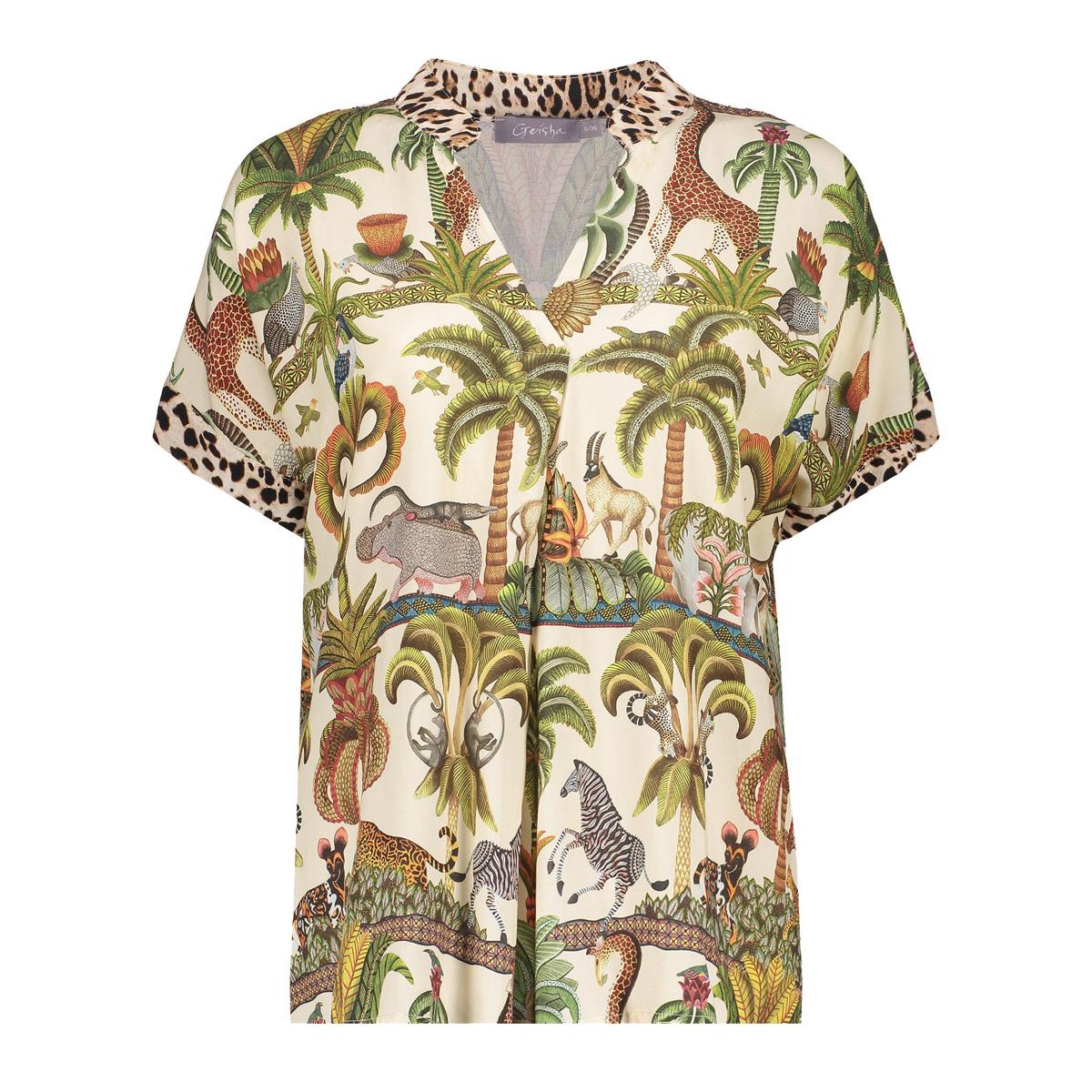 Geisha Geisha Blouse 53381-70 Groen 2