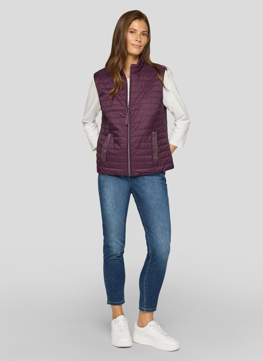 Rabe Gilet 55-222870 Paars 1