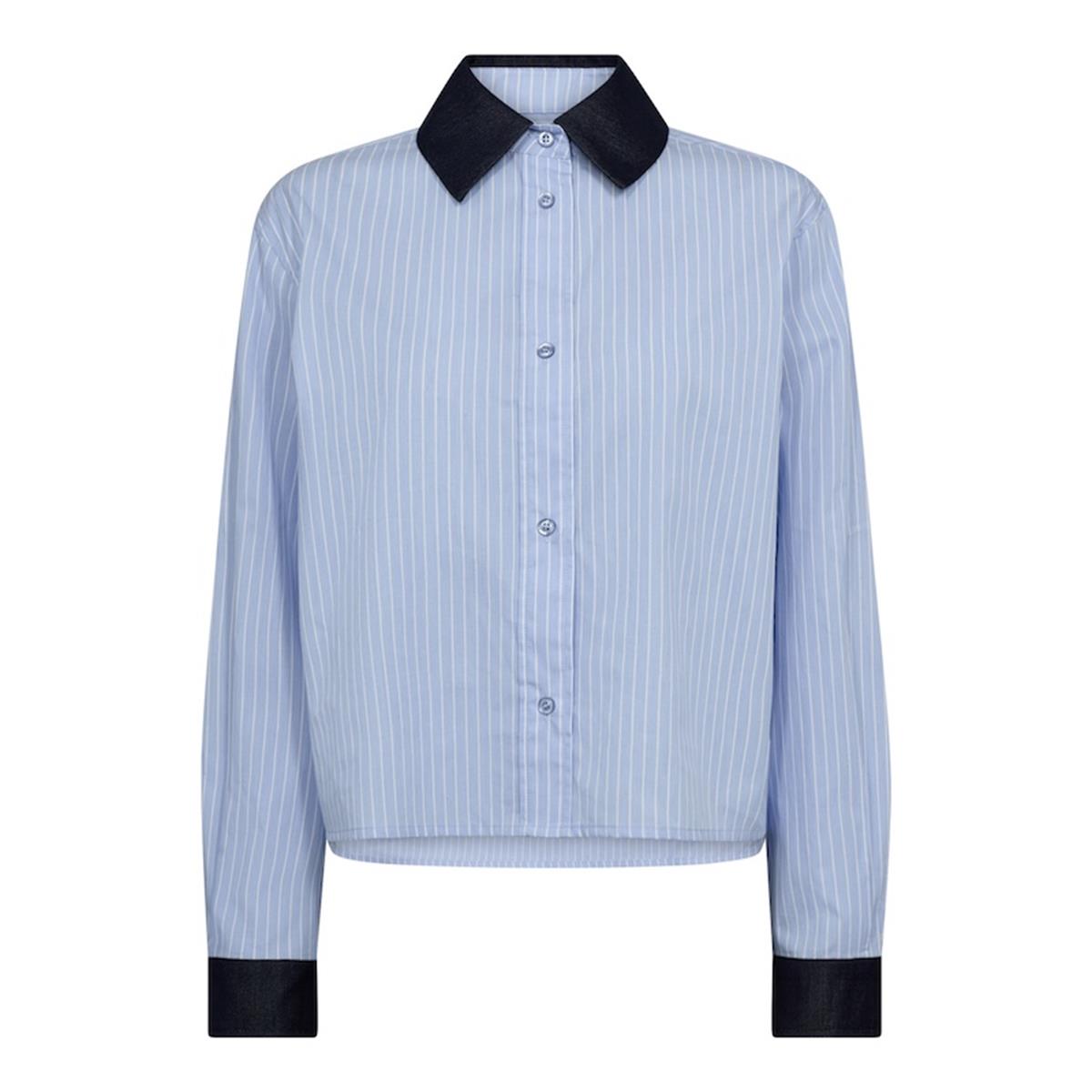 Co'Couture Blouse Nelson Blauw 1